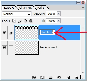 Creation of Checkered Illusion: Step 9